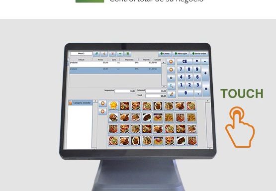 Punto de venta táctil con Sistema Para Restaurantes (All in one)